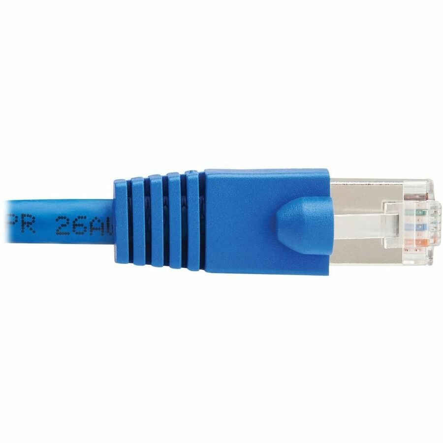 Tripp Lite by Eaton Cat8 40G Snagless SSTP Ethernet Cable (RJ45 M/M), PoE, Blue, 3 ft. (0.9 m) N272-F03-BL