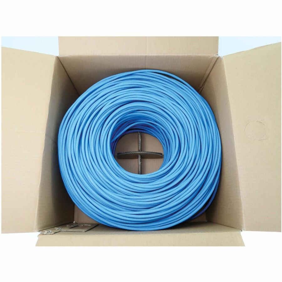 Tripp Lite by Eaton Cat6 1G Solid Core UTP Bulk Ethernet Cable, LSZH, Blue, 1000 ft. (305 m) N222-01K-BL-LS