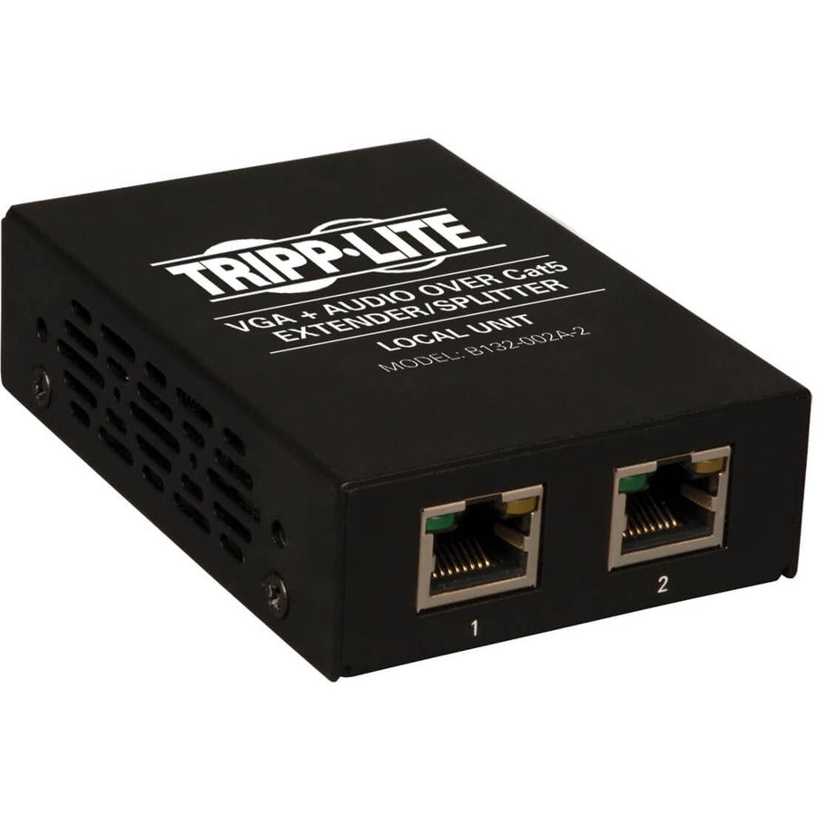 Tripp Lite par Eaton VGA + Audio sur Cat5 Extender Émetteur 2 ports B132-002A-2