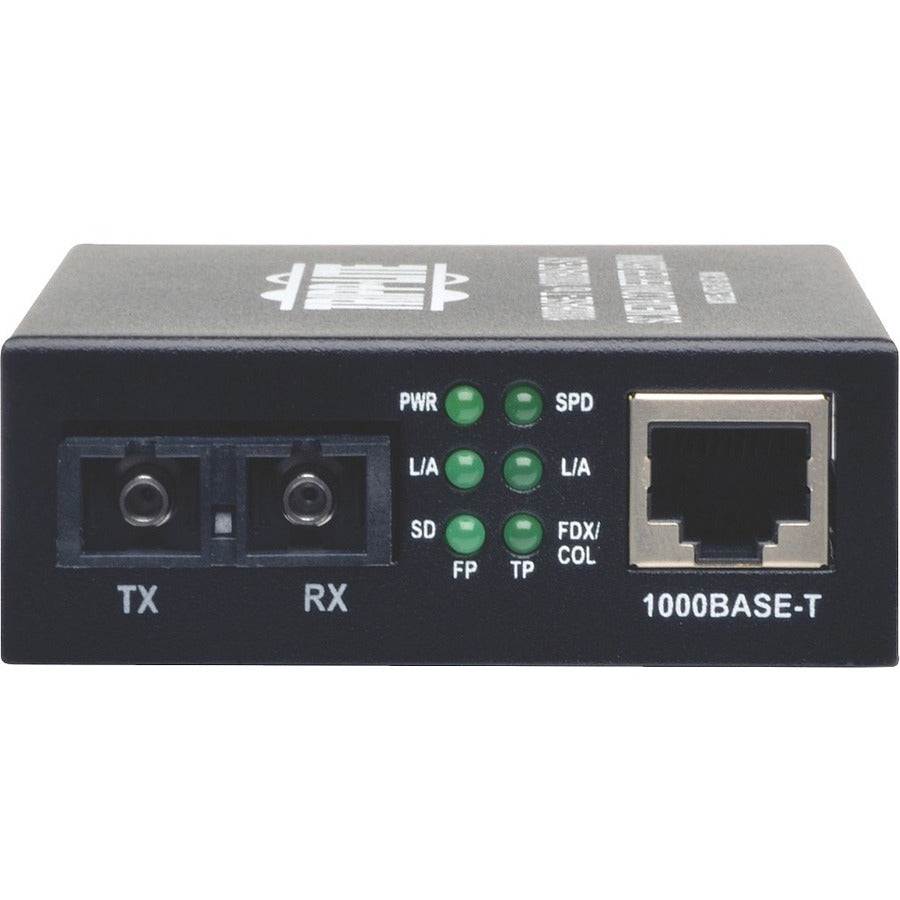 Tripp Lite by Eaton 10/100/1000 SC Multimode Media Converter, 550M, 850nm N785-001-SC-MM