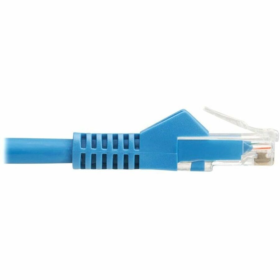 Tripp Lite by Eaton Cat6 Gigabit Snagless Molded UTP Ethernet Cable (RJ45 M/M), PoE, LSZH, Blue, 4 m N201L-04M-BL