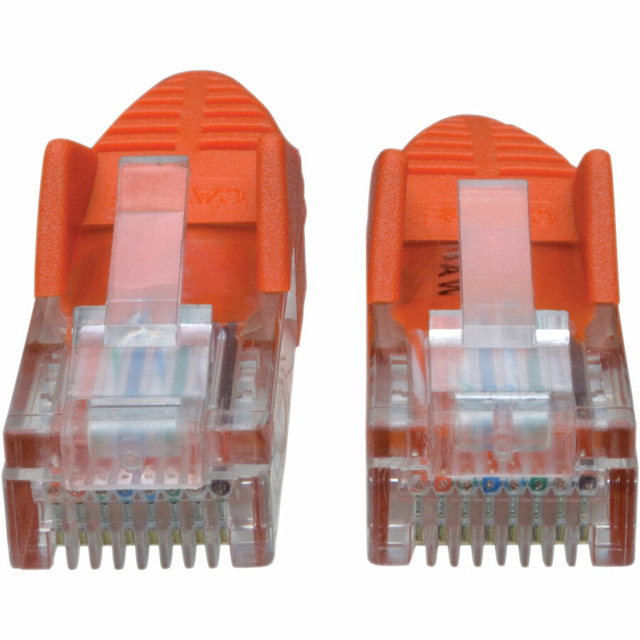 Tripp Lite by Eaton Cat5e 350 MHz Snagless Molded UTP Patch Cable (RJ45 M/M), Orange, 6 ft. N001-006-OR