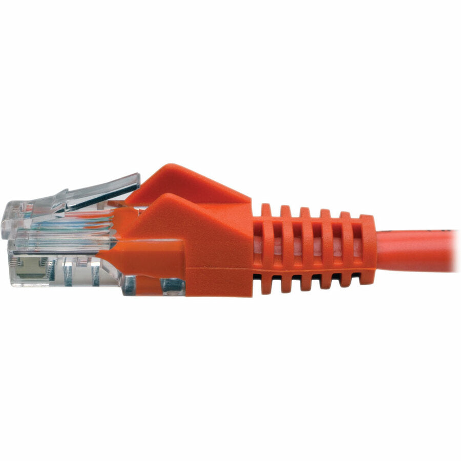 Tripp Lite by Eaton Cat5e 350 MHz Snagless Molded UTP Patch Cable (RJ45 M/M), Orange, 6 ft. N001-006-OR