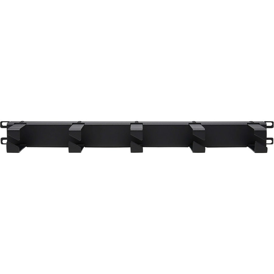 Tripp Lite by Eaton Horizontal Cable Manager - Metal Rings, Black, 1U SRCABLERING1UHD