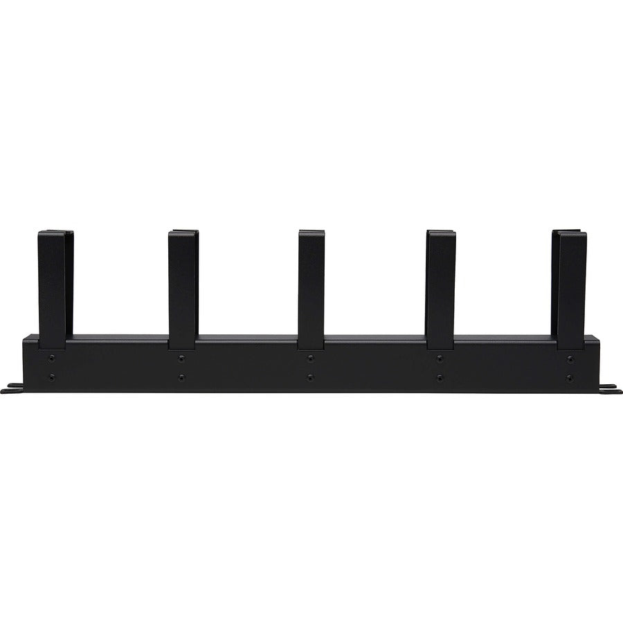 Tripp Lite by Eaton Horizontal Cable Manager - Metal Rings, Black, 1U SRCABLERING1UHD