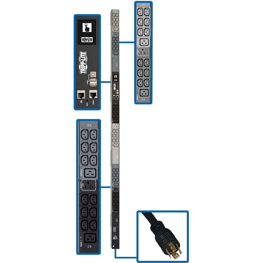 Tripp Lite by Eaton PDU3EVN6L2120 45-Outlet PDU PDU3EVN6L2120