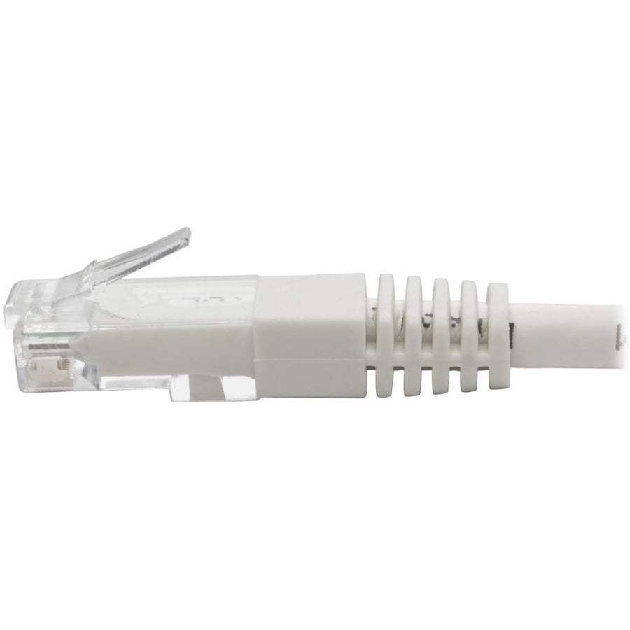 Tripp Lite by Eaton Câble de brassage moulé Gigabit Cat6 (RJ45 M/M), blanc, 3 pieds N200-003-WH