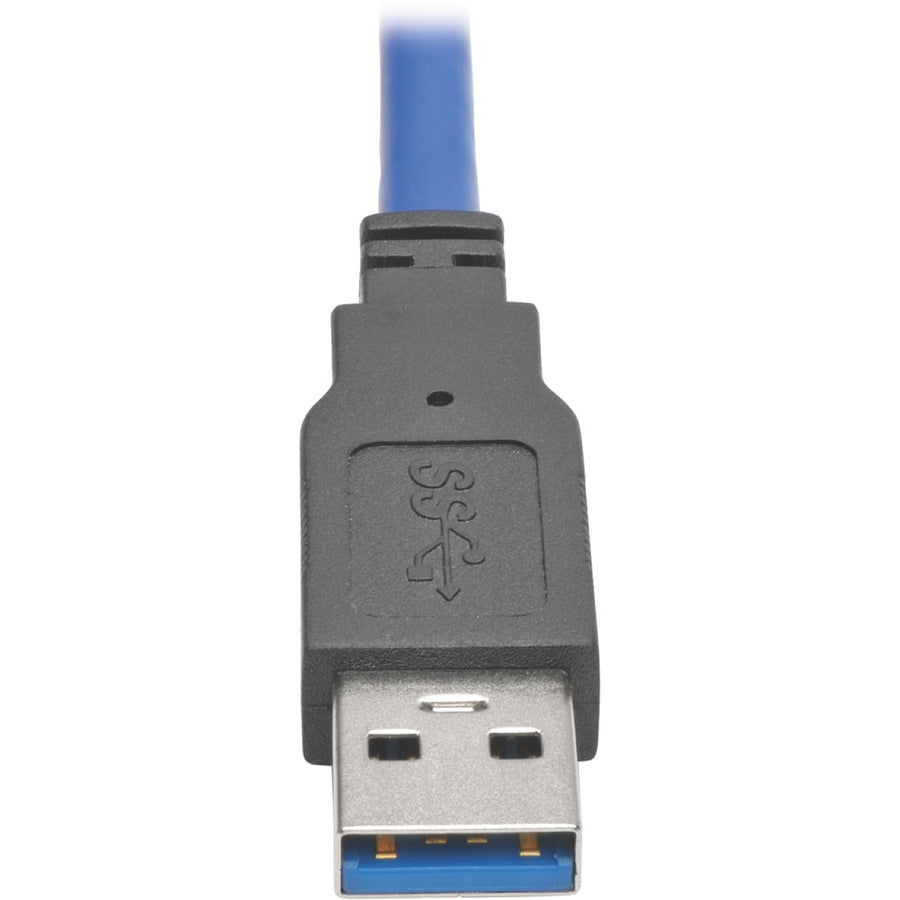 Tripp Lite by Eaton USB 3.0 SuperSpeed Panel-Mount Type-A Extension Cable (M/F), 1 ft U324-001-APM