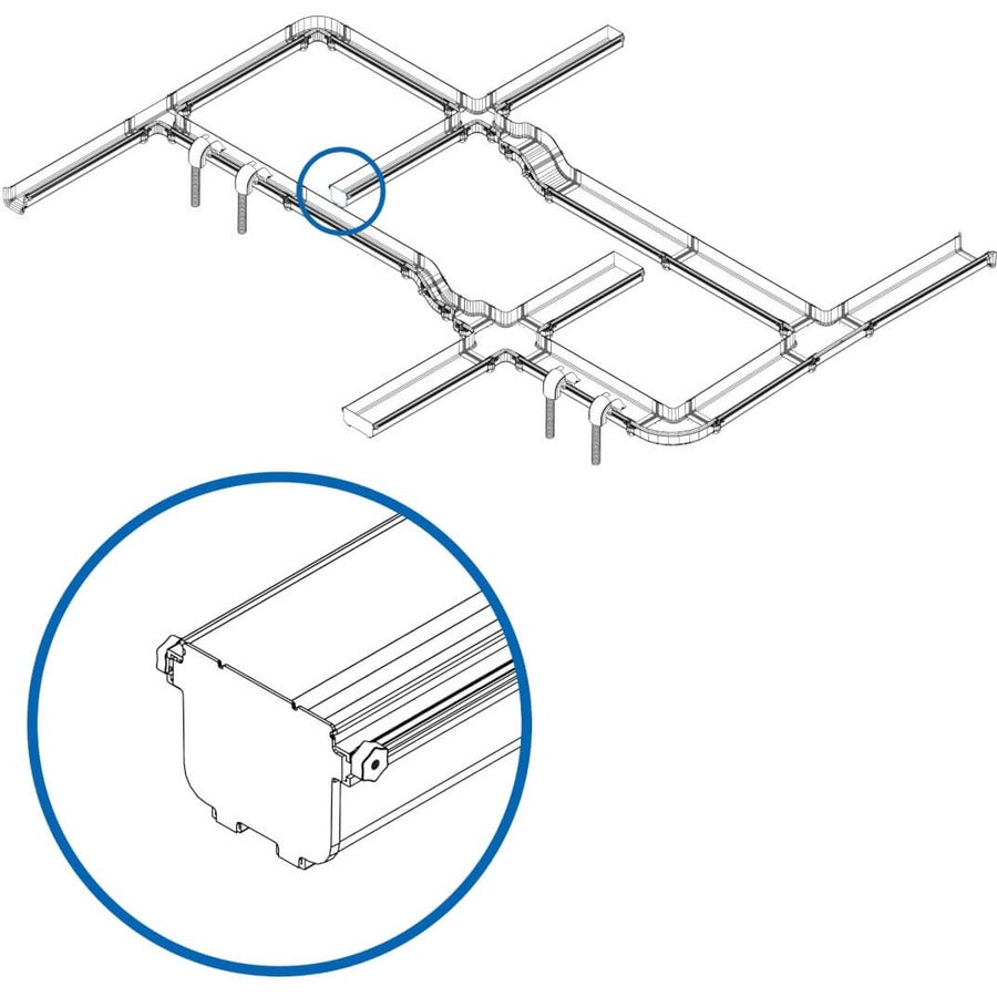 Embout sans outil Tripp Lite by Eaton pour système de routage de fibre, 120 mm (5 po) SRFC5CAP