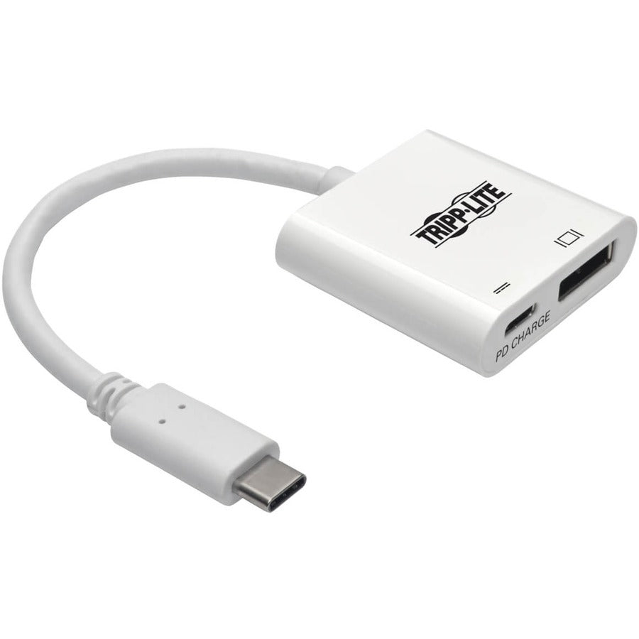 Tripp Lite by Eaton U444-06N-DP8WC Câble adaptateur USB-C vers DisplayPort, M/F, blanc, 6 po U444-06N-DP8WC