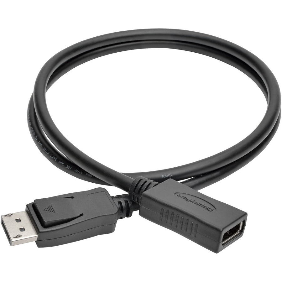 Tripp Lite by Eaton P579-003 DisplayPort Extension Cable with Latch (M/F), 3 ft P579-003