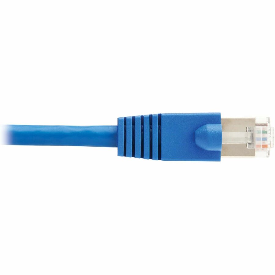 Câble Ethernet Tripp Lite by Eaton Cat8 40G SSTP sans accroc (RJ45 M/M), PoE, bleu, 15 pi (4,6 m) N272-F15-BL