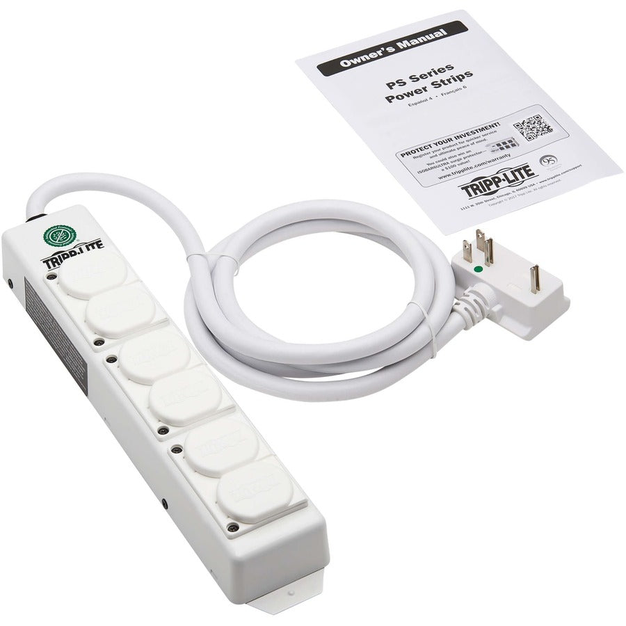 Tripp Lite by Eaton Safe-IT PS-615-HGDG 6-Outlets Power Strip PS-615-HGDG