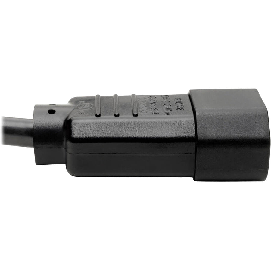 Câble d'extension de cordon d'alimentation pour ordinateur Tripp Lite 2 pieds C14 à C13 13A 16AWG 2' P004-002-13A