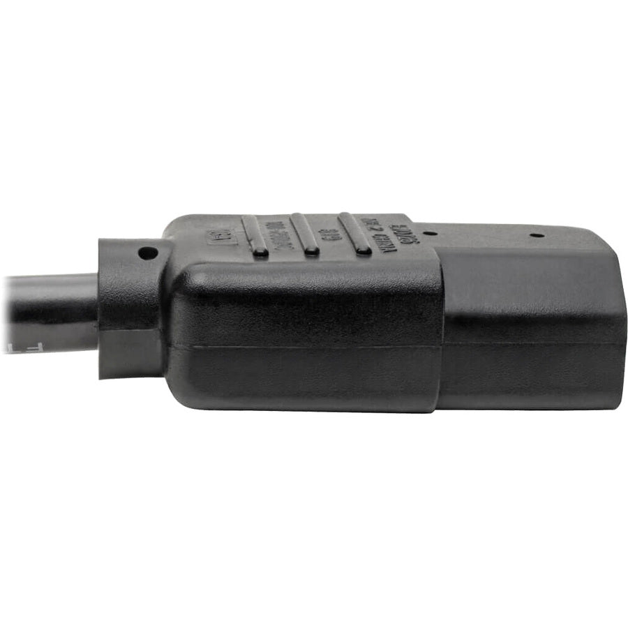 Câble d'extension de cordon d'alimentation pour ordinateur Tripp Lite 2 pieds C14 à C13 13A 16AWG 2' P004-002-13A