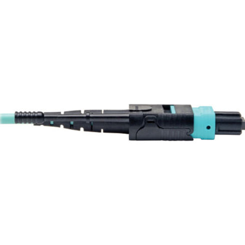 Tripp Lite by Eaton 2 Meter MTP / MPO Patch Cable, 12 Fiber, 40GbE Aqua OM3 Plenum N844-02M-12-P
