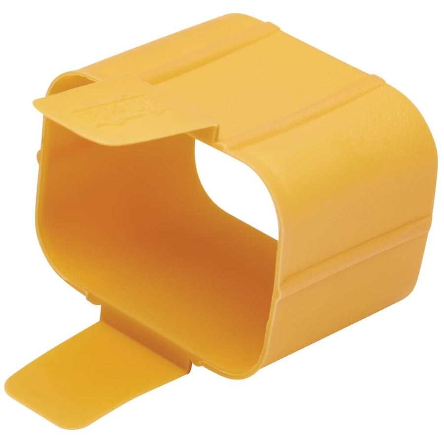 Tripp Lite by Eaton Plug-Lock Inserts, C19 Power Cord to C20 Outlet, Yellow, 100 Pack PLC20YW