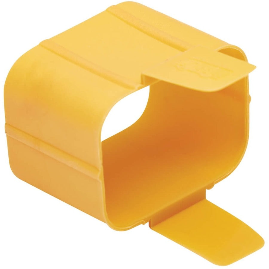 Tripp Lite by Eaton Plug-Lock Inserts, C19 Power Cord to C20 Outlet, Yellow, 100 Pack PLC20YW