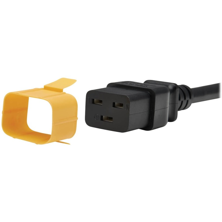 Tripp Lite by Eaton Plug-Lock Inserts, C19 Power Cord to C20 Outlet, Yellow, 100 Pack PLC20YW