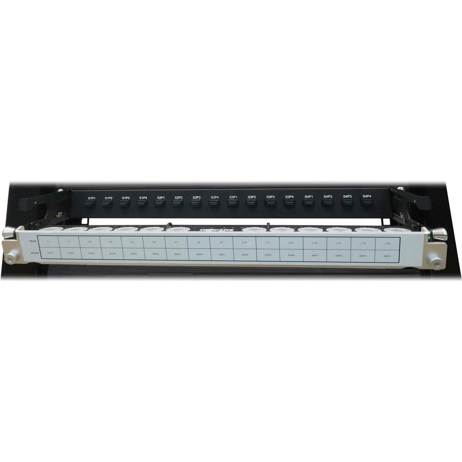 Tripp Lite by Eaton N48LSS-16X16 Spine-Leaf MPO Panel, 16 x 16 Ports, 1U N48LSS-16X16