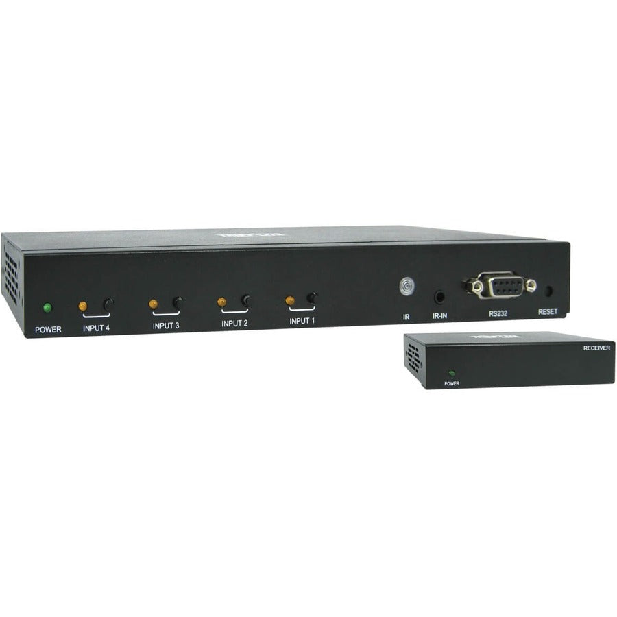 Tripp Lite by Eaton B320-4X1-HH-K2 4-Port HDMI over Cat6 Presentation Switch/Extender B320-4X1-HH-K2