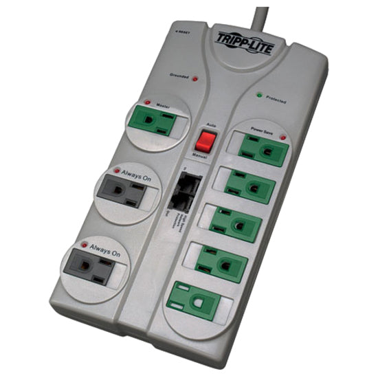 Tripp Lite by Eaton 8-Outlet Surge Suppressor TLP808NETG