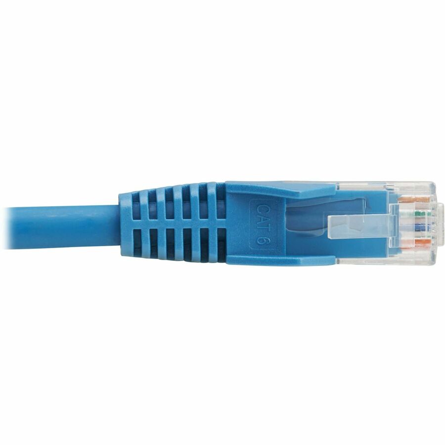 Tripp Lite by Eaton Cat6 Gigabit Snagless Molded UTP Ethernet Cable (RJ45 M/M), PoE, LSZH, Blue, 5 m N201L-05M-BL