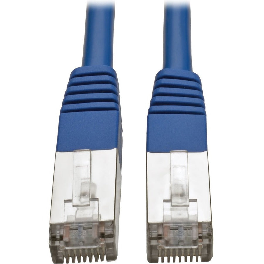 Tripp Lite by Eaton Cat5e 350 MHz Molded Shielded STP Patch Cable (RJ45 M/M), Blue, 3 ft. N105-003-BL