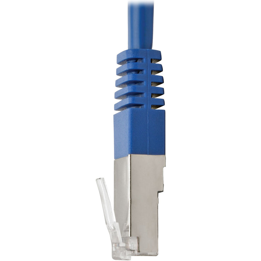 Tripp Lite by Eaton Cat5e 350 MHz Molded Shielded STP Patch Cable (RJ45 M/M), Blue, 3 ft. N105-003-BL