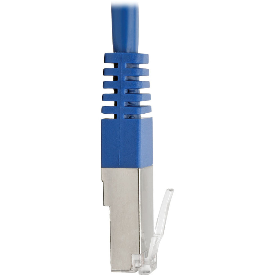 Tripp Lite by Eaton Cat5e 350 MHz Molded Shielded STP Patch Cable (RJ45 M/M), Blue, 3 ft. N105-003-BL