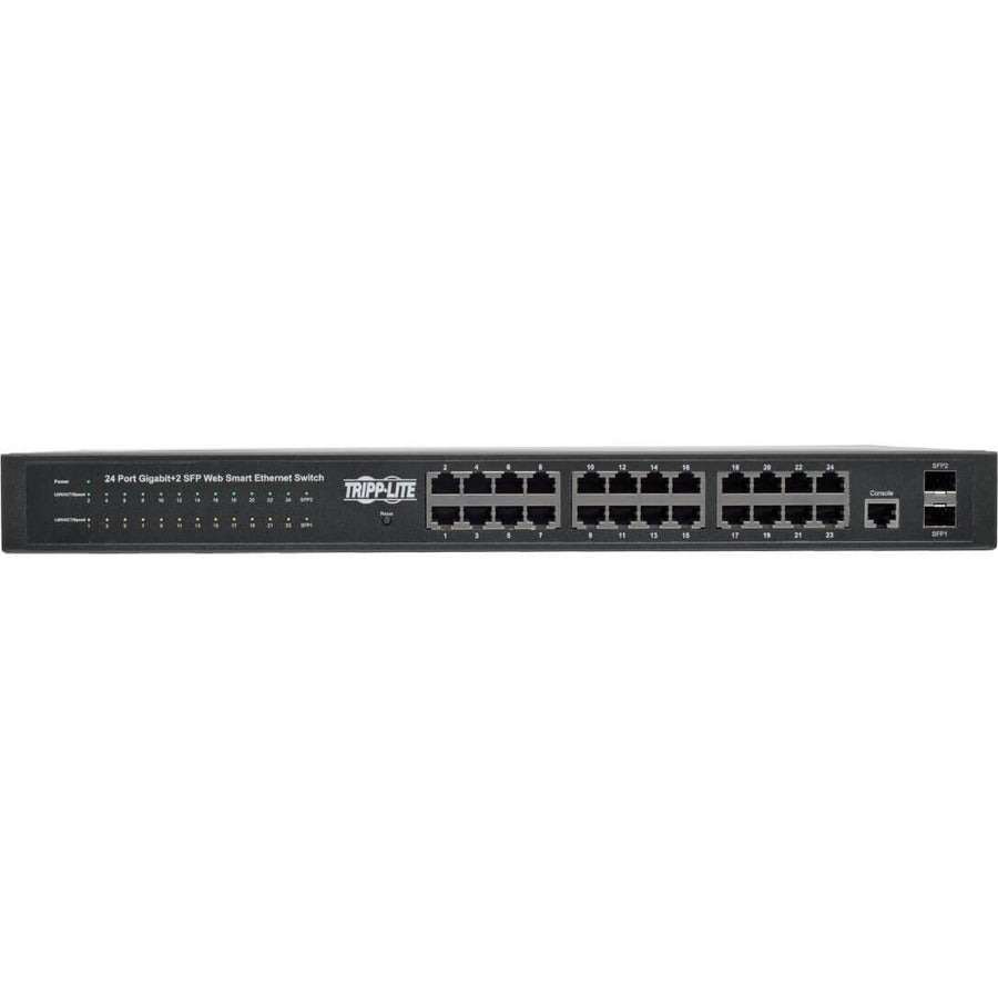 Tripp Lite by Eaton NGS24C2 Commutateur réseau géré Web-Smart Gigabit L2 24 ports NGS24C2