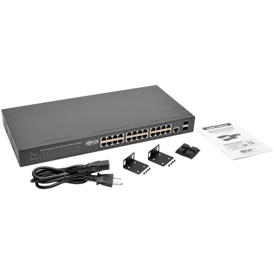 Tripp Lite by Eaton NGS24C2 24-Port Gigabit L2 Web-Smart Managed Network Switch NGS24C2