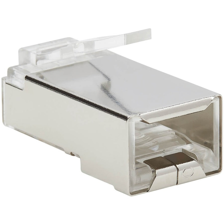 Tripp Lite by Eaton Cat6 RJ45 Pass-Through FTP Modular Plug, 50 Pack N232-050-FTP