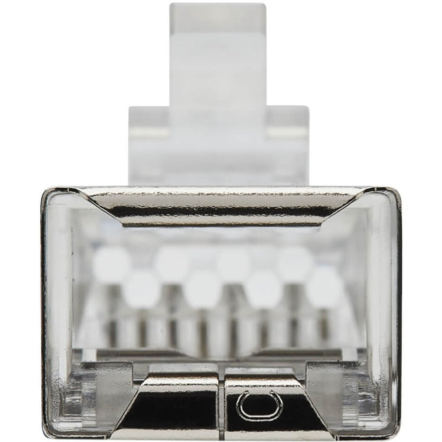 Tripp Lite by Eaton Cat6 RJ45 Pass-Through FTP Modular Plug, 50 Pack N232-050-FTP