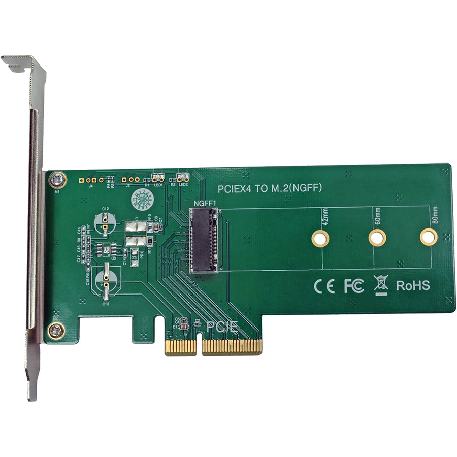 Tripp Lite by Eaton M.2 NGFF PCIe SSD (M-Key) PCI Express (x4) Card PCE-1M2-PX4