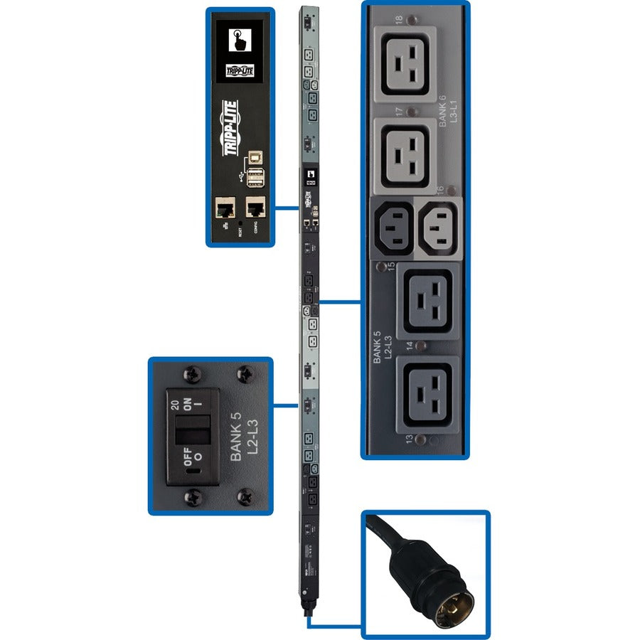 Tripp Lite by Eaton PDU3EVSR6H50A 18-Outlet PDU PDU3EVSR6H50A