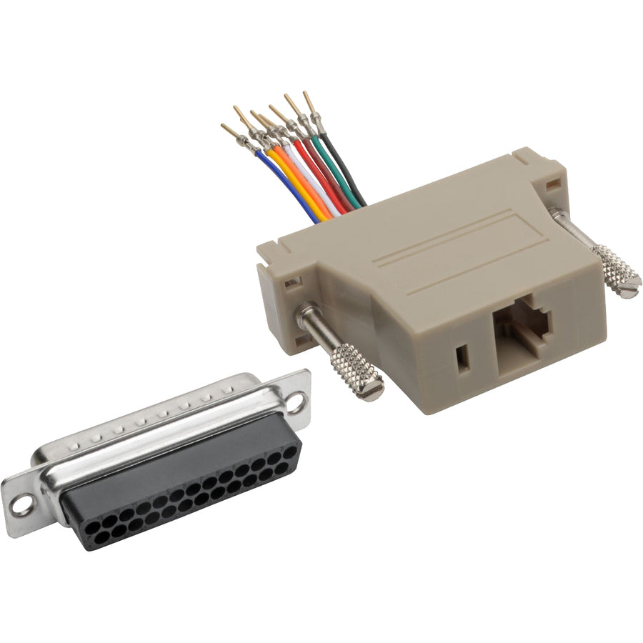 Tripp Lite by Eaton P440-825FM Adaptateur série modulaire DB25 vers RJ45 (M/F) P440-825FM