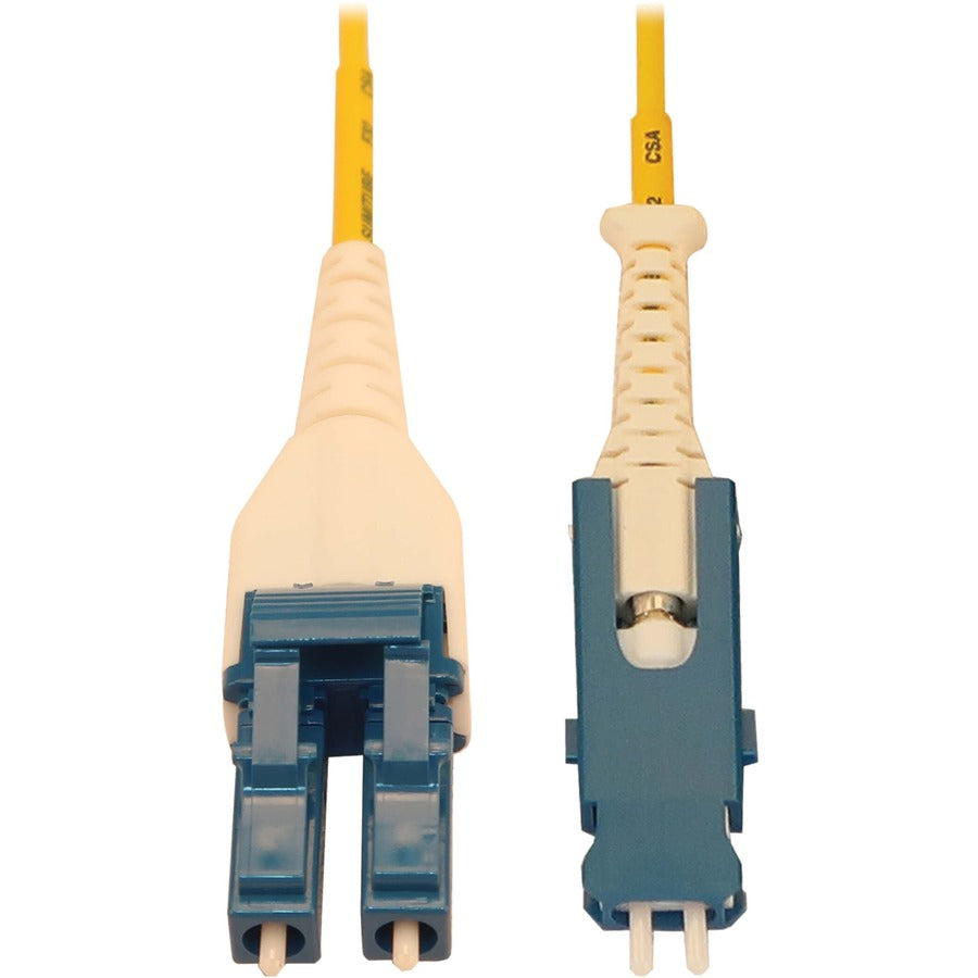 Tripp Lite by Eaton N383L-01M 40/100/400G Singlemode 9/125 OS2 Fiber Cable, Yellow, 1 m (3.3 ft.) N383L-01M