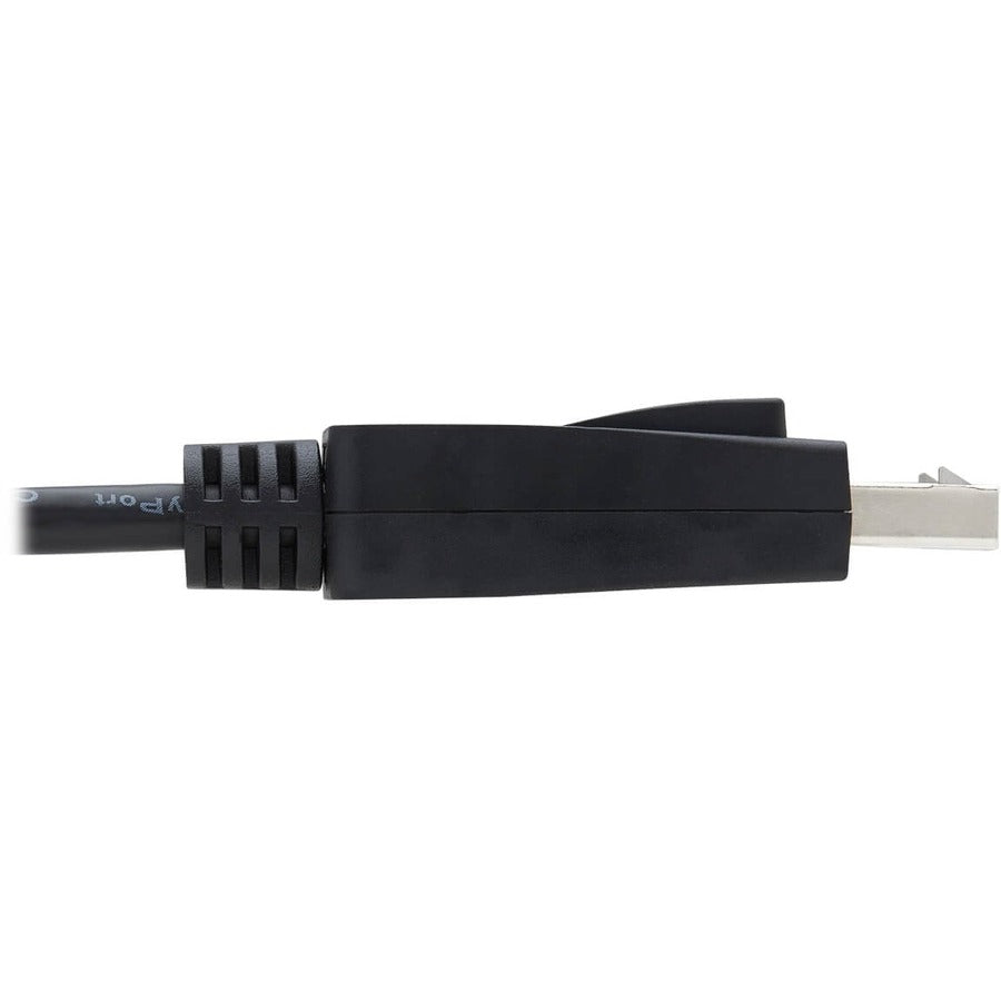 Tripp Lite by Eaton DisplayPort 1.4 Cable with Latching Connectors, 8K, M/M, Black, 15 ft. P580-015-V4
