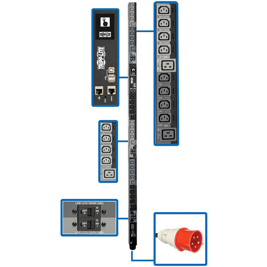 Tripp Lite by Eaton PDU3XEVSR6G30B 30-Outlet PDU PDU3XEVSR6G30B