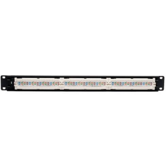 Tripp Lite 24-Port Cat5e Cat5 Rackmount Patch Panel 568B 110 Punch 1URM N052-024