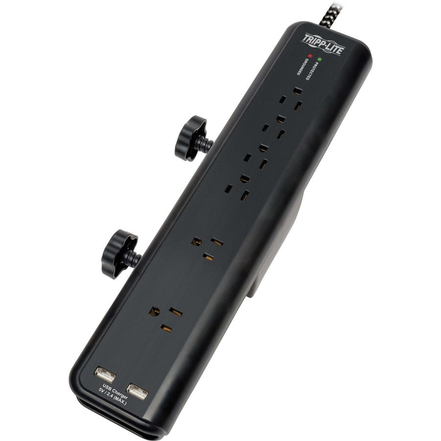 Tripp Lite by Eaton Safe-IT TLP608DMUAM 6-Outlet Surge Suppressor/Protector TLP608DMUAM