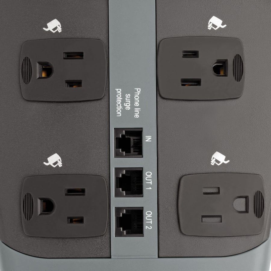 Tripp Lite by Eaton 10-Outlet Surge Protector TLP1008TEL