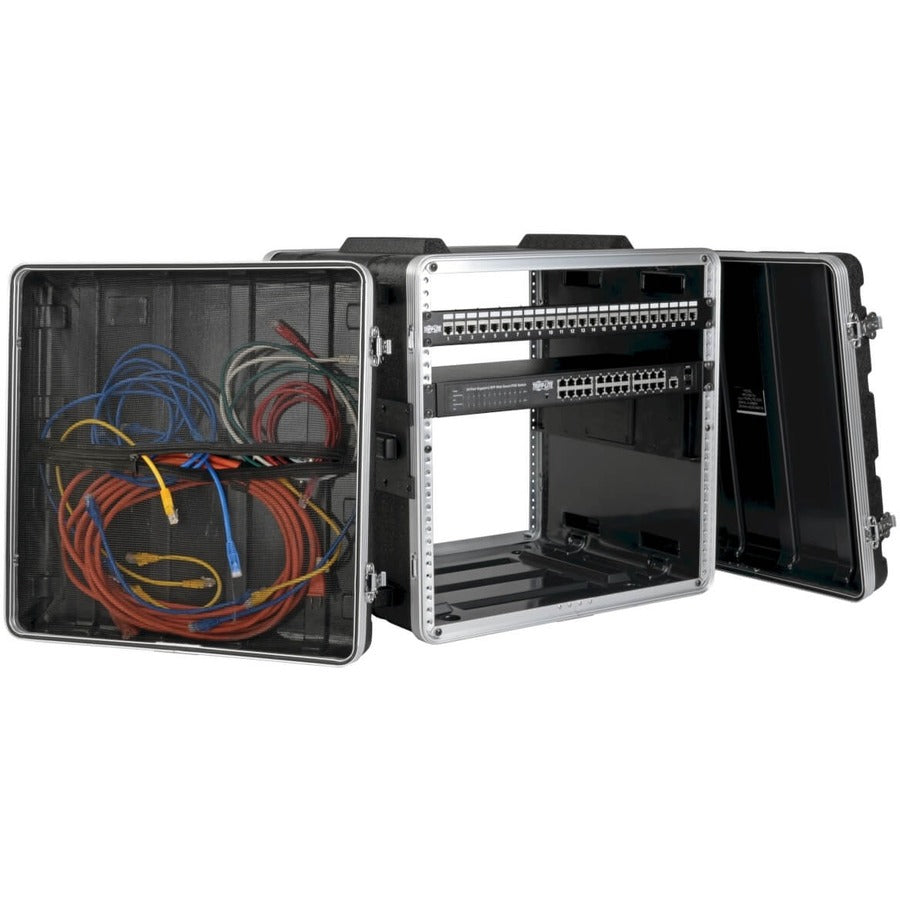 Tripp Lite by Eaton 10U ABS Server Rack Equipment Flight Case for Shipping & Transportation SRCASE10U