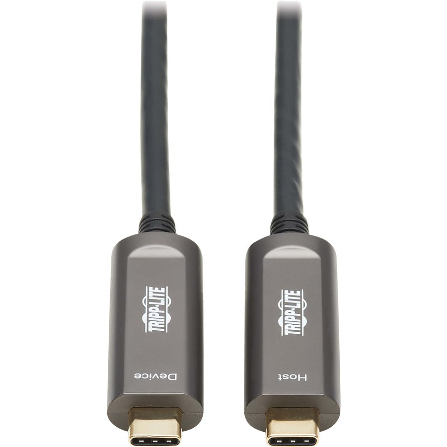 Tripp Lite by Eaton USB 3.2 Gen 2 Fiber Active Optical Cable, M/M, 10 m (33 ft.) U420F-10M-D321