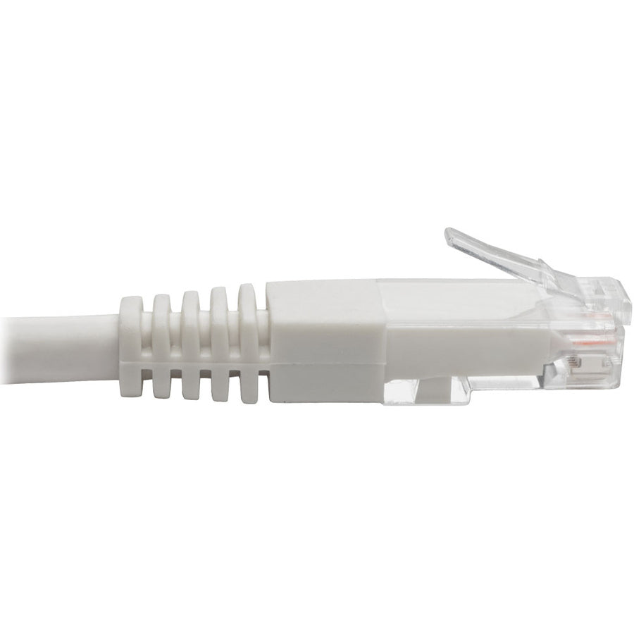 Tripp Lite by Eaton Câble de raccordement moulé Gigabit Cat6 (RJ45 M/M), blanc, 0,6 m N200-002-WH