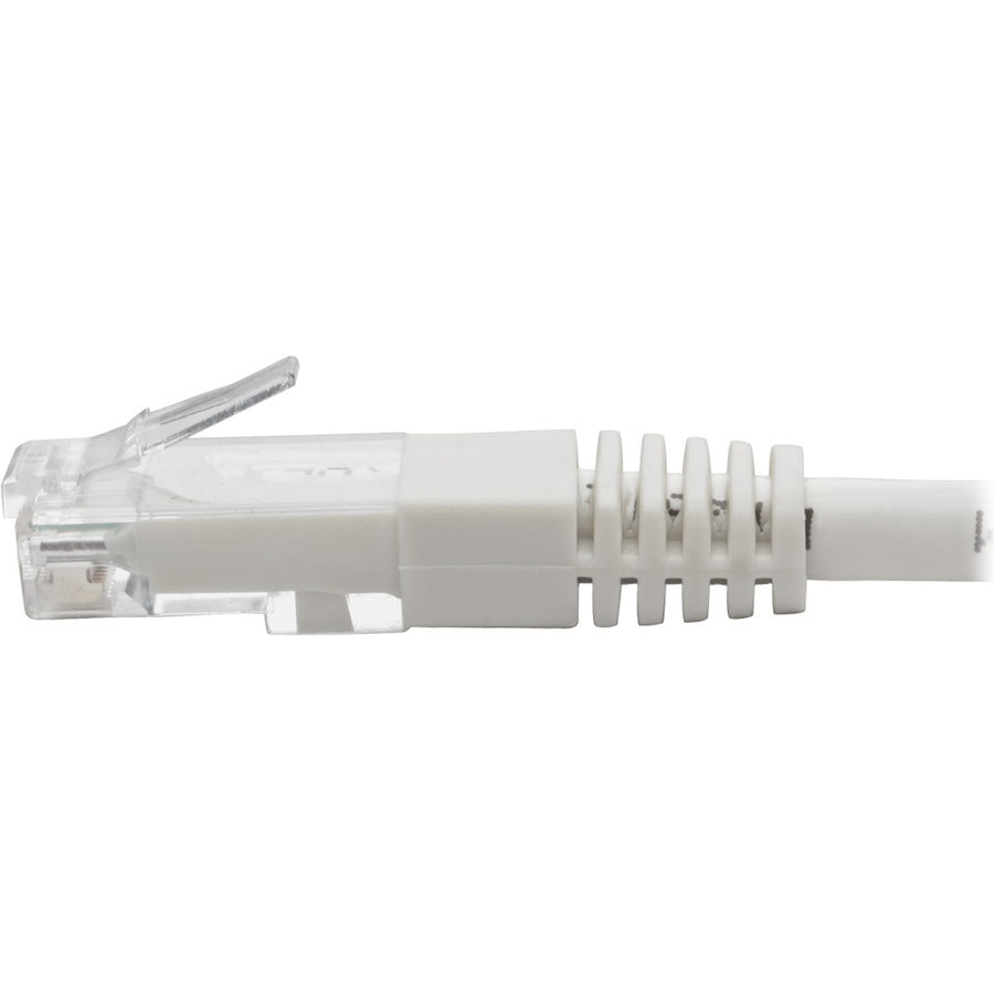 Tripp Lite by Eaton Câble de raccordement moulé Gigabit Cat6 (RJ45 M/M), blanc, 0,6 m N200-002-WH