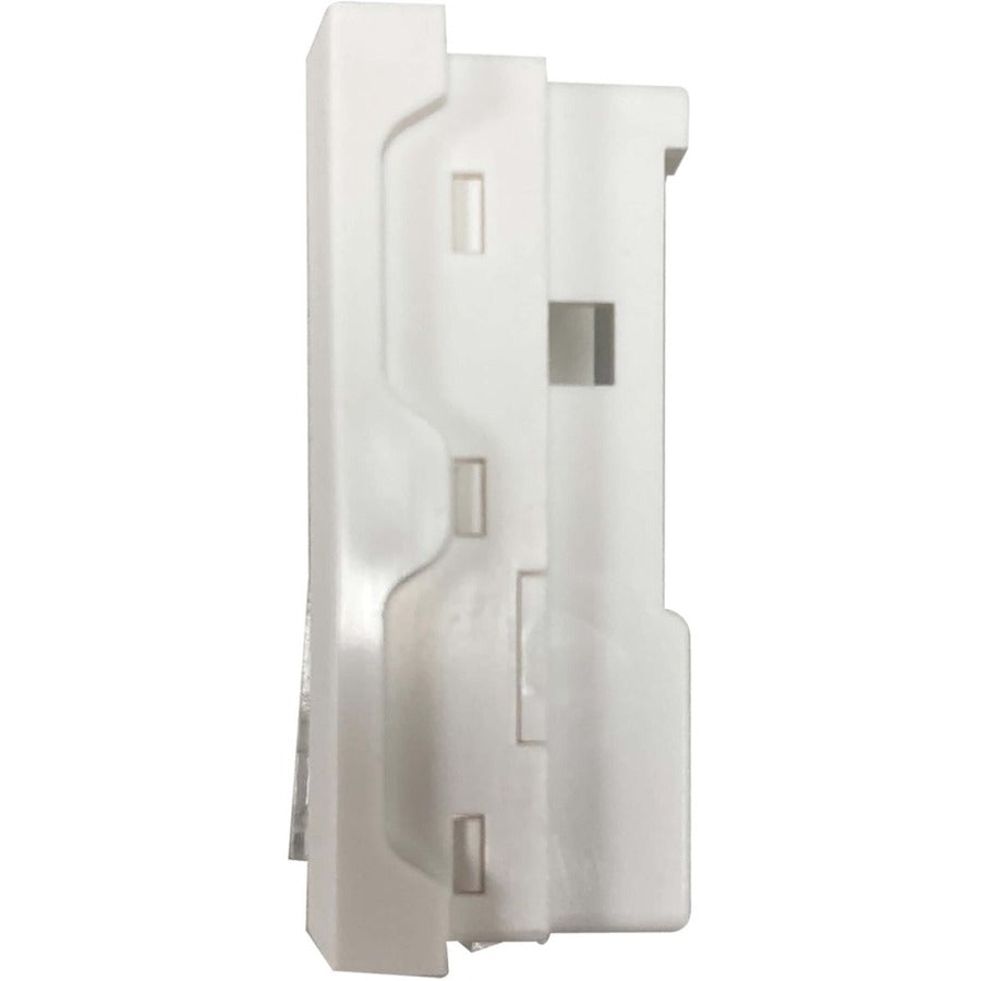 Tripp Lite by Eaton UK-Style 6C-Type Unloaded Shuttered Module, White N042U-WHM-S-6C