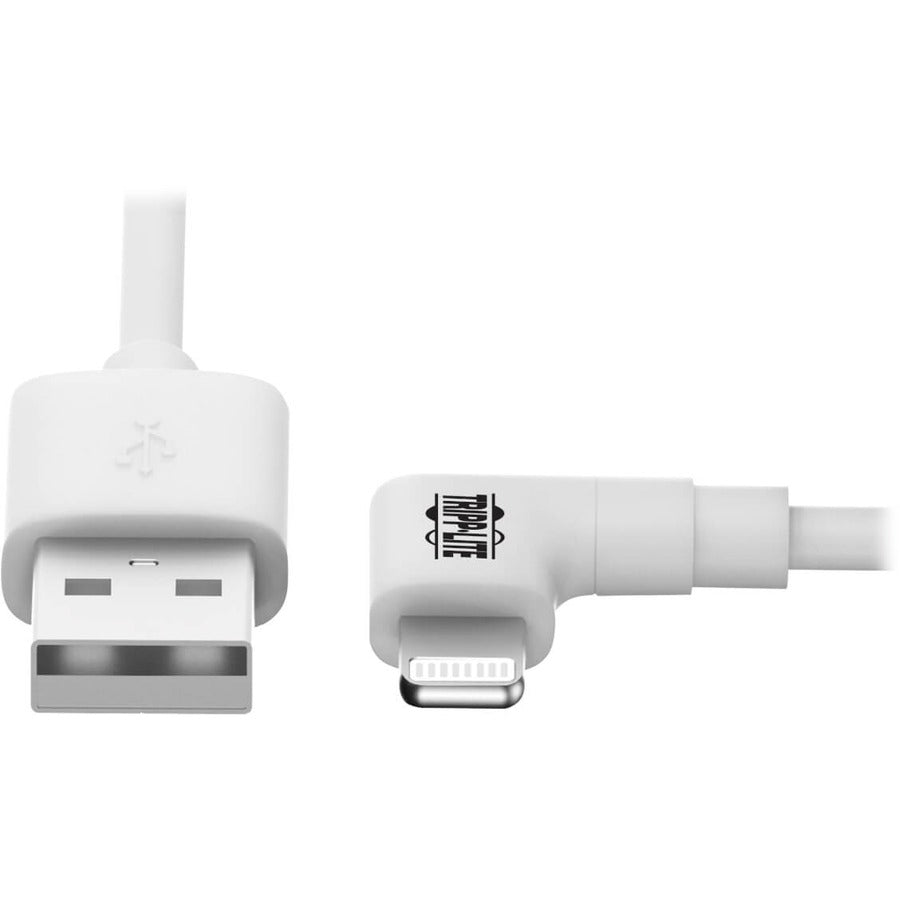 Tripp Lite by Eaton Sync/Charge M100-006-LRA-WH Câble de transfert de données Lightning/USB M100-006-LRA-WH