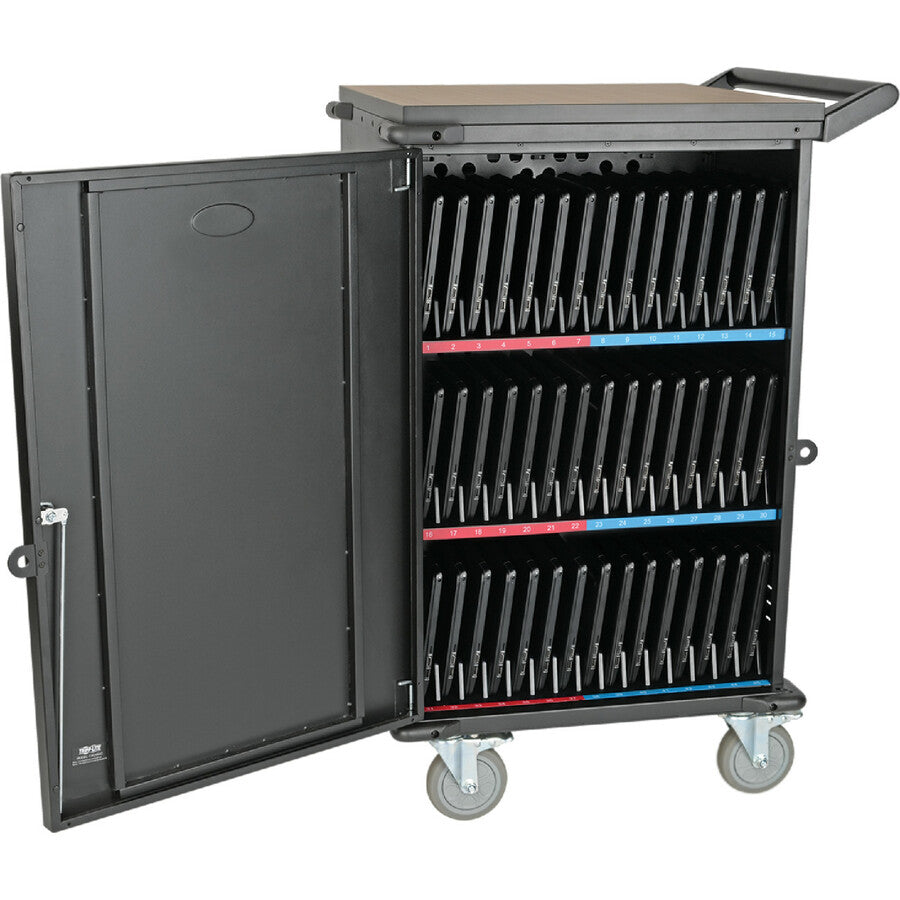 Tripp Lite by Eaton CSC45AC 45-Device AC Charging Station Cart, Black CSC45AC